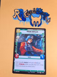 Wedge Antilles Rare 100/252 Spark of the Rebellion (SOR) Star Wars Unlimited