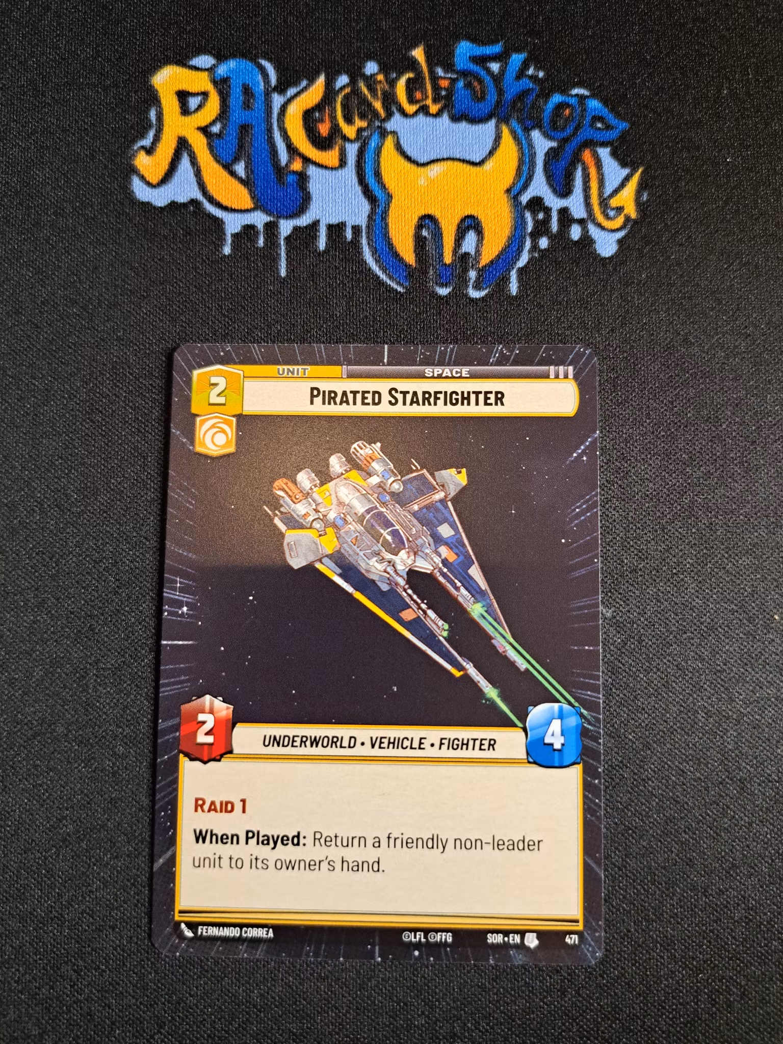 Pirated Starfighter Uncommon Hyper 471 Spark of the Rebellion (SOR) Star Wars Unlimited