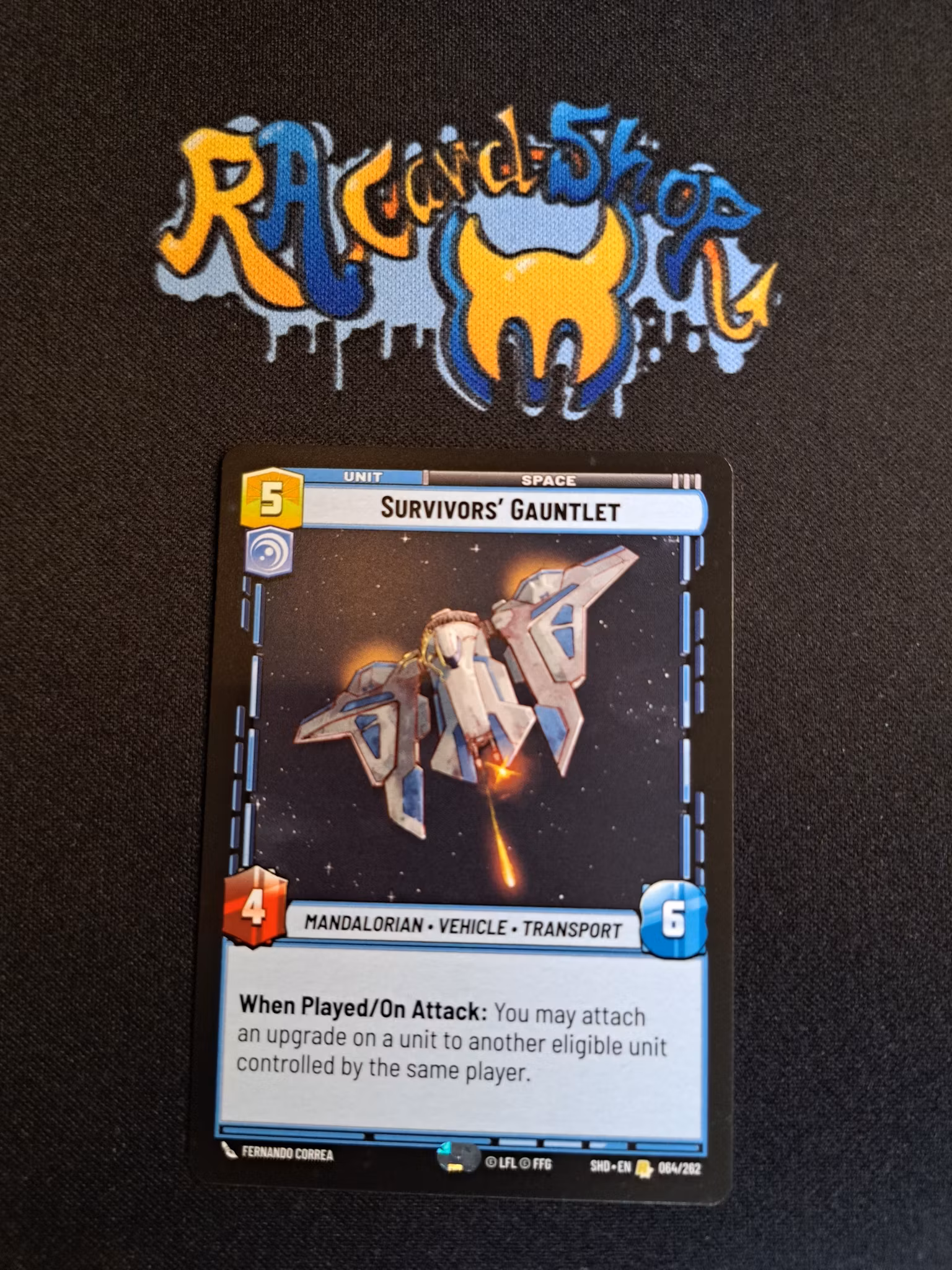 Survivors Gauntlet Rare 064/262 Shadows of the Galaxy Star Wars Unlimited TCG