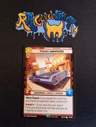 Stolen Landspeeder Rare 161/262 Shadows of the Galaxy (SHD) Star Wars Unlimited TCG