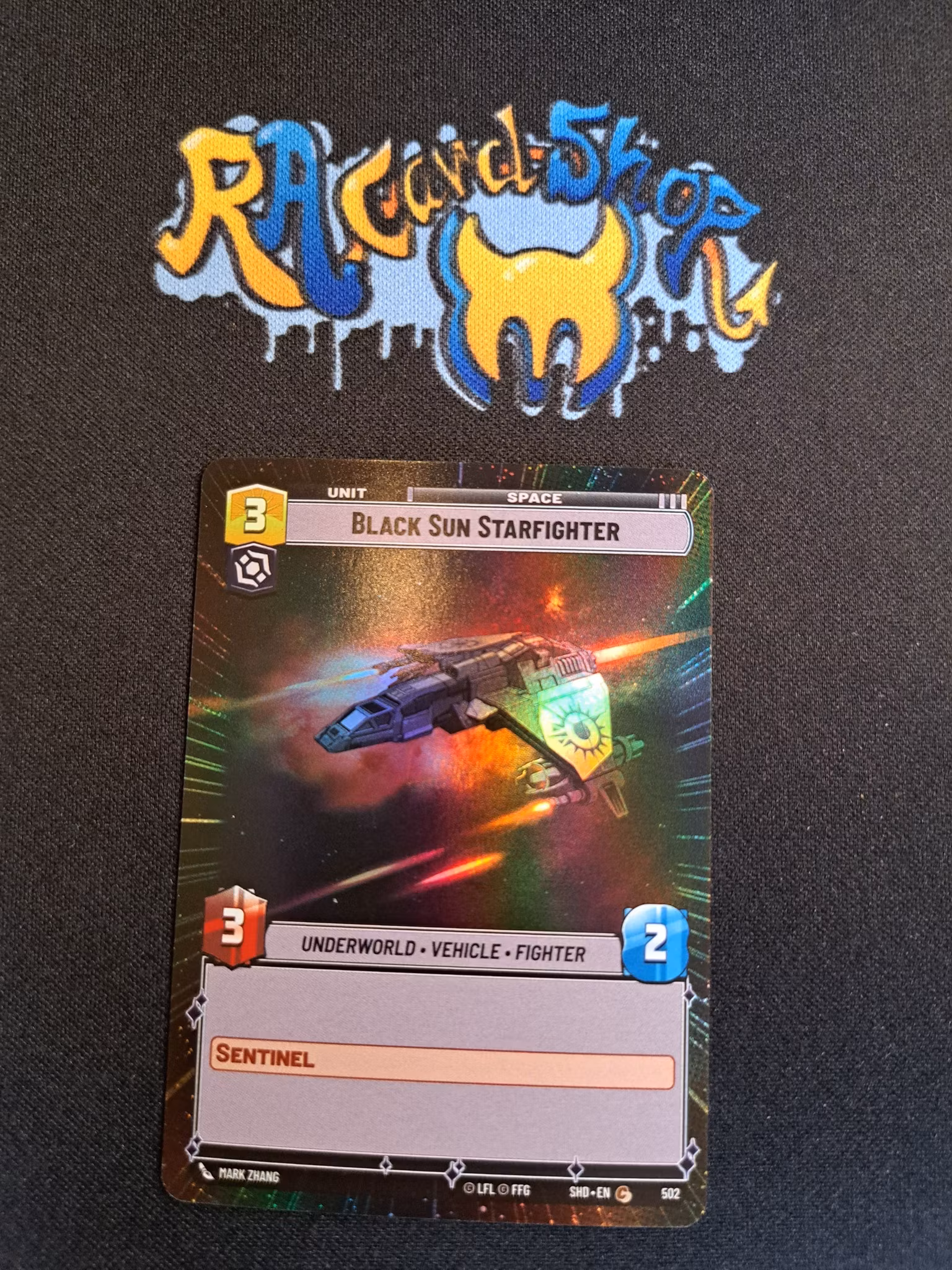 Black Sun Starfighter Common Hyper Foil 502 Shadows of the Galaxy SHD Star Wars Unlimited TCG