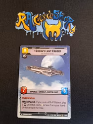 Gideons Light Cruiser Common Hyper 05/20 Shadows of the Galaxy: Organized Play Star Wars Unlimited SWU