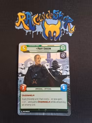 Moff Gideon Special Hyper Foil Hyper 001/002 Shadows of the Galaxy: Organized Play Star Wars Unlimited SWU