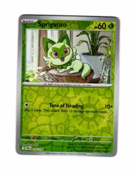 Sprigatito Reverse Holo Common 016/159 Journey Together Pokemon