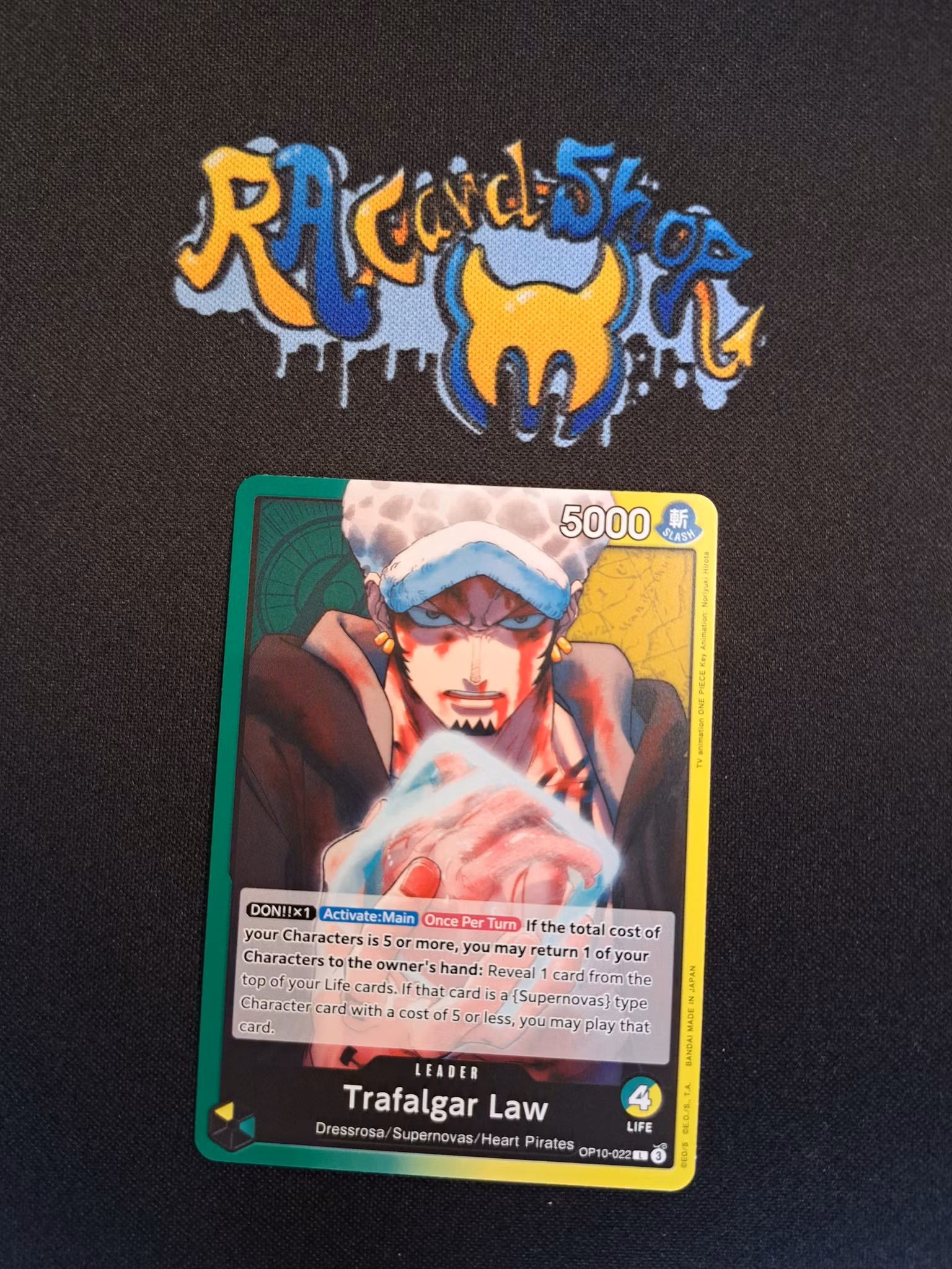 Trafalgar Law Leader OP10-022 Royal Blood One Piece Card Game TCG CCG