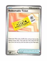 Redeemable Ticket Uncommon 156/159 Journey Together Pokemon