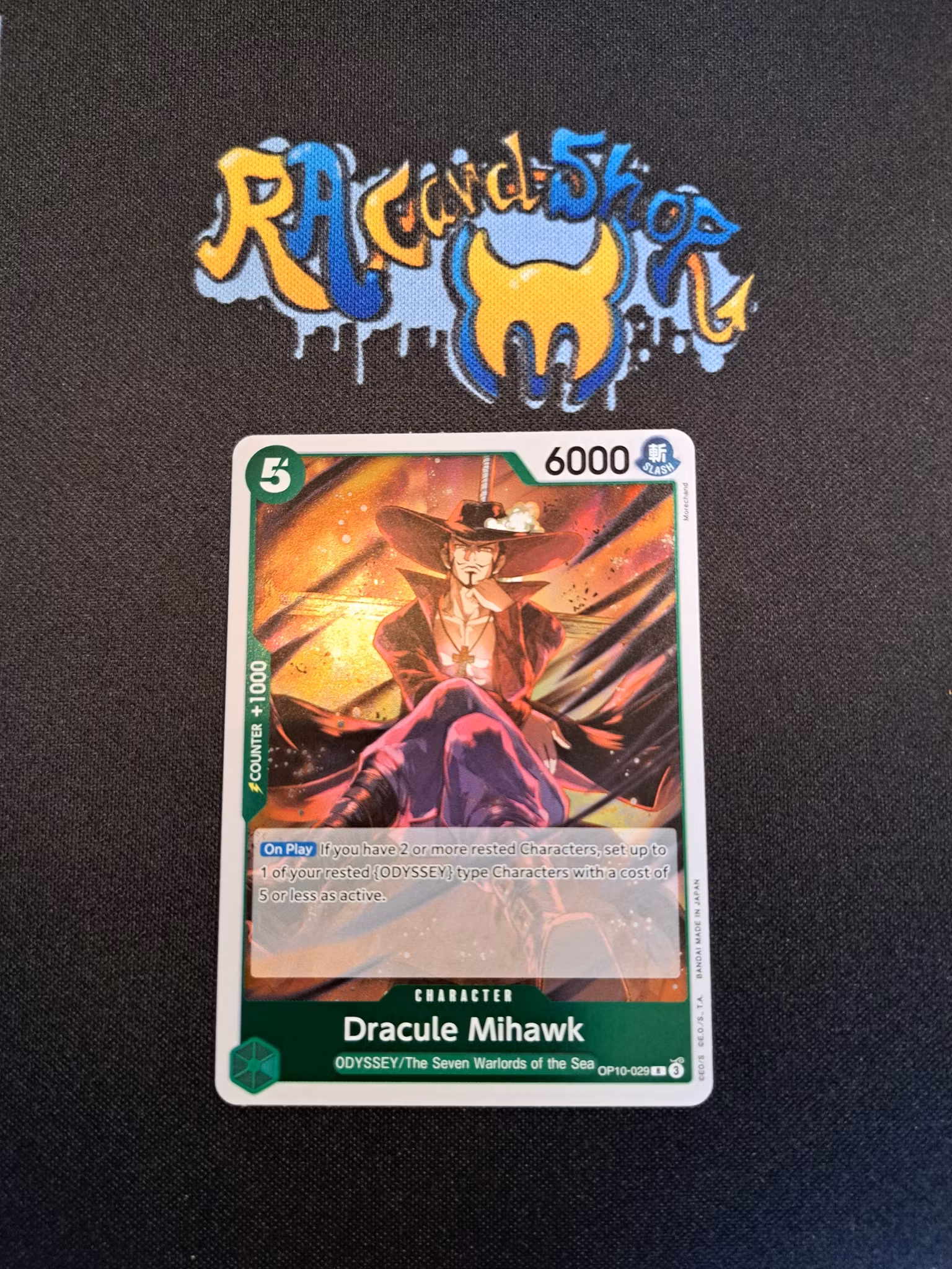 Dracule Mihawk Rare OP10-029 Royal Blood One Piece Card Game TCG CCG