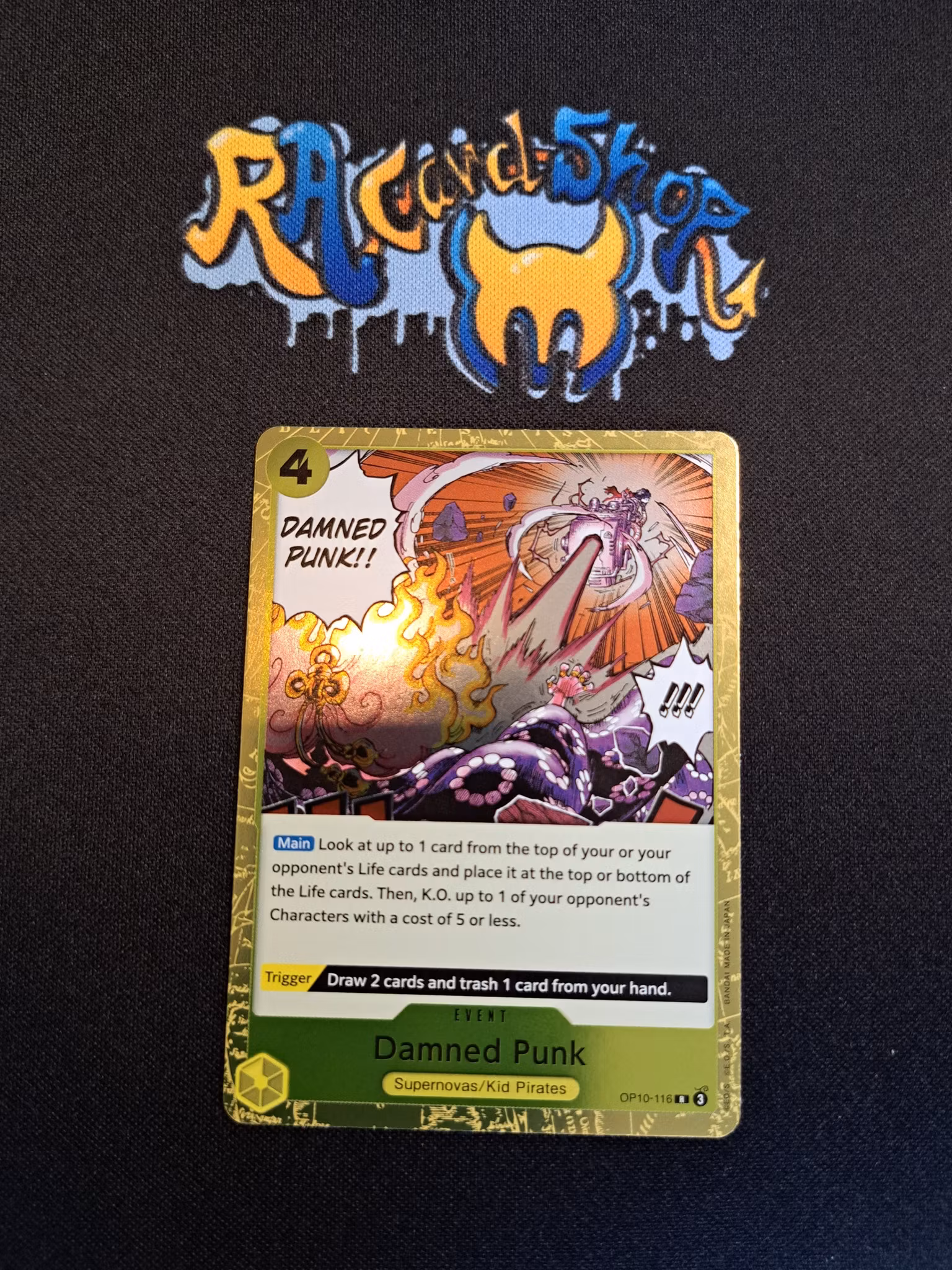 Damned Punk Rare OP10-116 Royal Blood One Piece Card Game TCG CCG