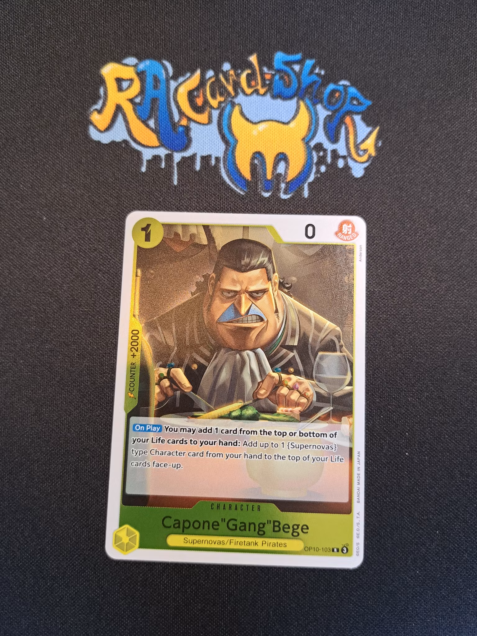 Capone Gang Bege Rare OP10-103 Royal Blood One Piece Card Game TCG CCG