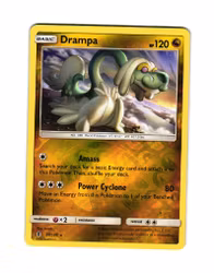 Drampa Reverse Holo Rare 97/145 Guardians Rising Pokemon