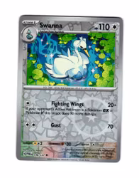 Swanna Reverse Holo Uncommon 140/167 Twilight Masquerade Pokemon