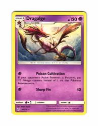 Dragalge Rare 92/236 Cosmic Eclipse Pokemon