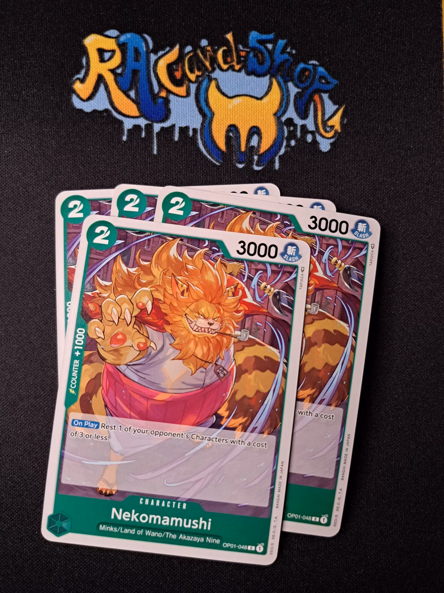 Nekomamushi Common Playset OP01-048 Pre-Errata Romance Dawn One Piece Card Game