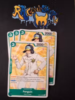 Penguin Common Playset OP01-050 Pre-Errata Romance Dawn One Piece Card Game