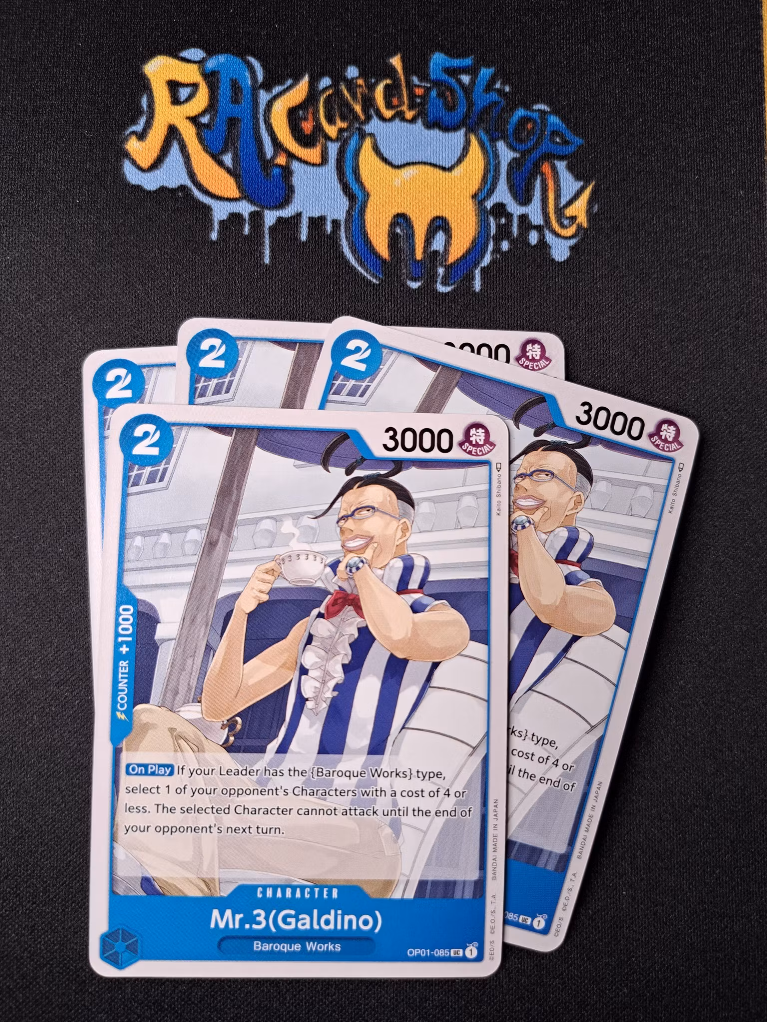 Mr.3(Galdino) Uncommon Playset OP01-085 Pre-Errata Romance Dawn One Piece Card Game