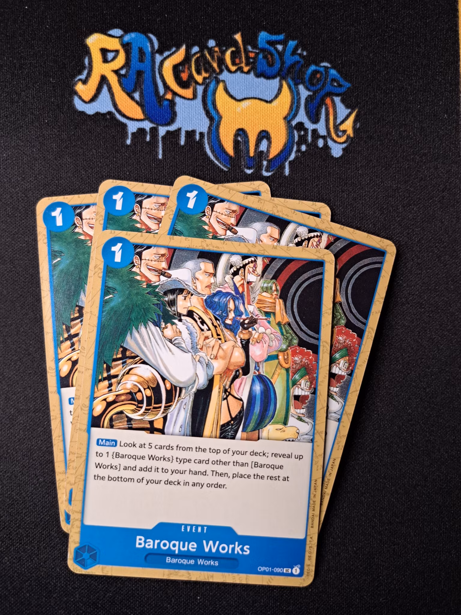 Baroque Works Uncommon Playset OP01-090 Romance Dawn One Piece Card Game