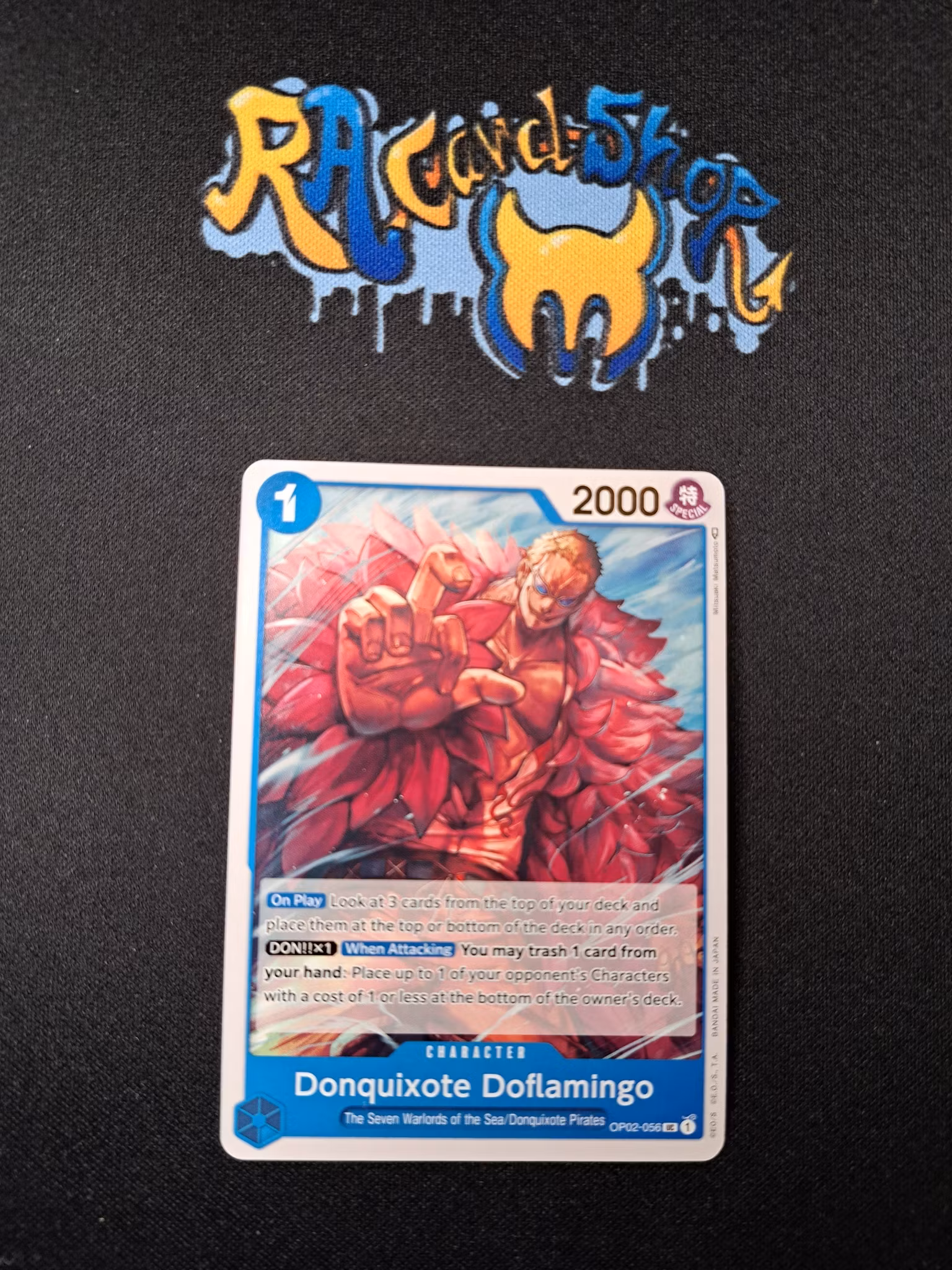 Donquixote Doflamingo Uncommon OP02-056 Paramount War One Piece Card Game