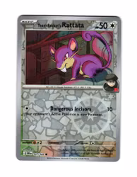 Team Rockets Rattata Reverse Holo Common 147/182 Destined Rivals Pokemon