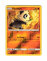 Pancham Reverse Holo Common 65/131 Forbidden Light Pokemon