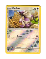 Furfrou Reverse Holo Common 99/131 Forbidden Light Pokemon