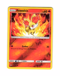 Fennekin Reverse Holo Common 14/131 Forbidden Light Pokemon