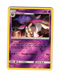 Malamar Reverse Holo Rare 51/131 Forbidden Light Pokemon