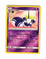 Meowstic Reverse Holo Rare 45/131 Forbidden Light Pokemon