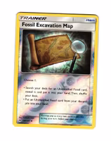 Fossil Excavation Map Reverse Holo Uncommon 107/131 Forbidden Light Pokemon