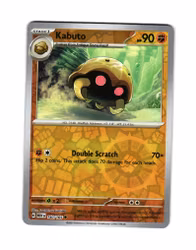 Kabuto Reverse Holo Uncommon 140/165 Pokemon 151