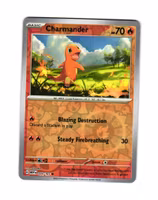 Charmander Reverse Holo Common 004/165 Pokemon 151