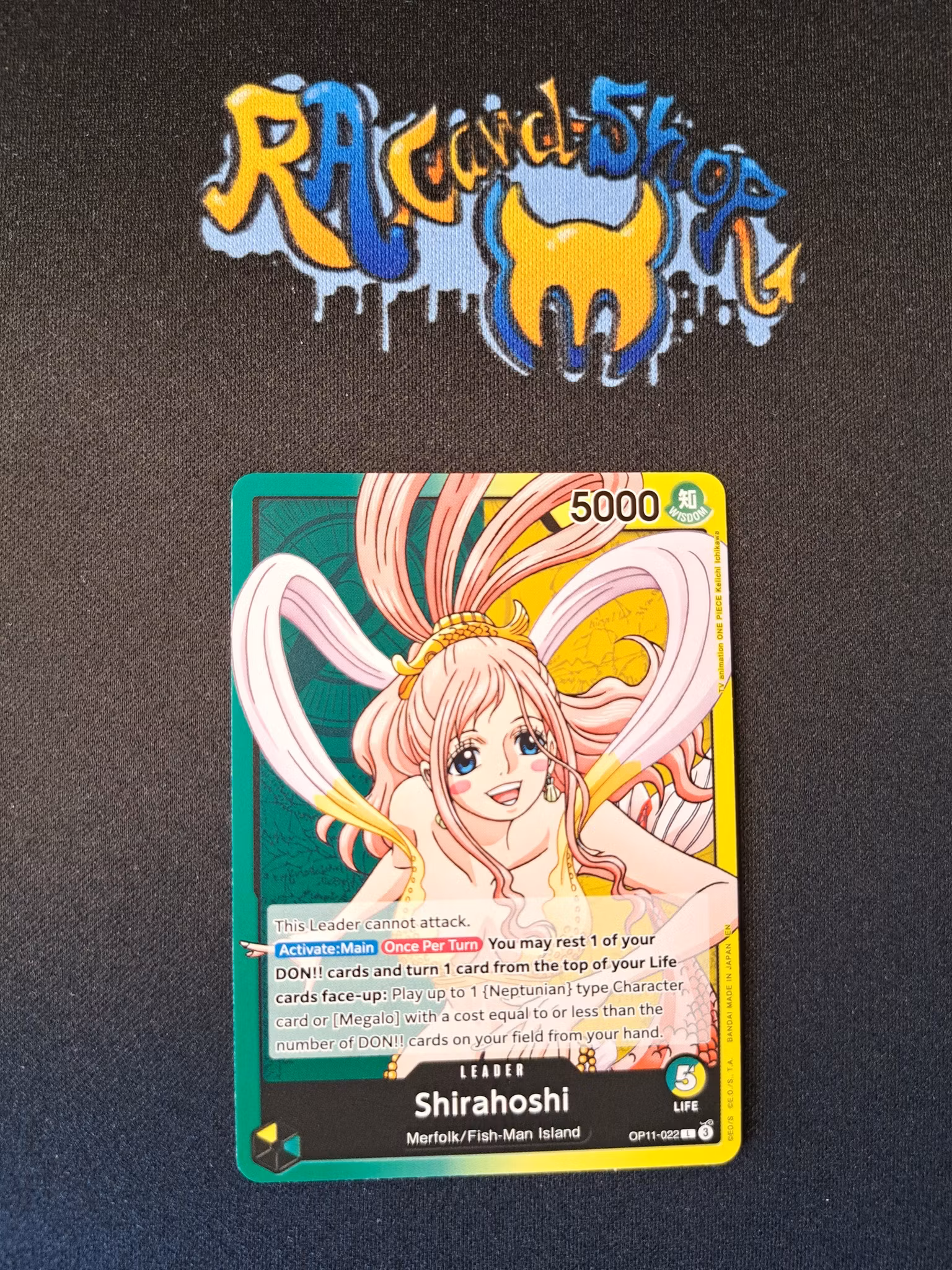 Shirahoshi Leader OP11-022 A Fist of Divine Speed One Piece Card Game