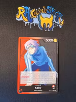 Koby Leader OP11-001 A Fist of Divine Speed One Piece Card Game