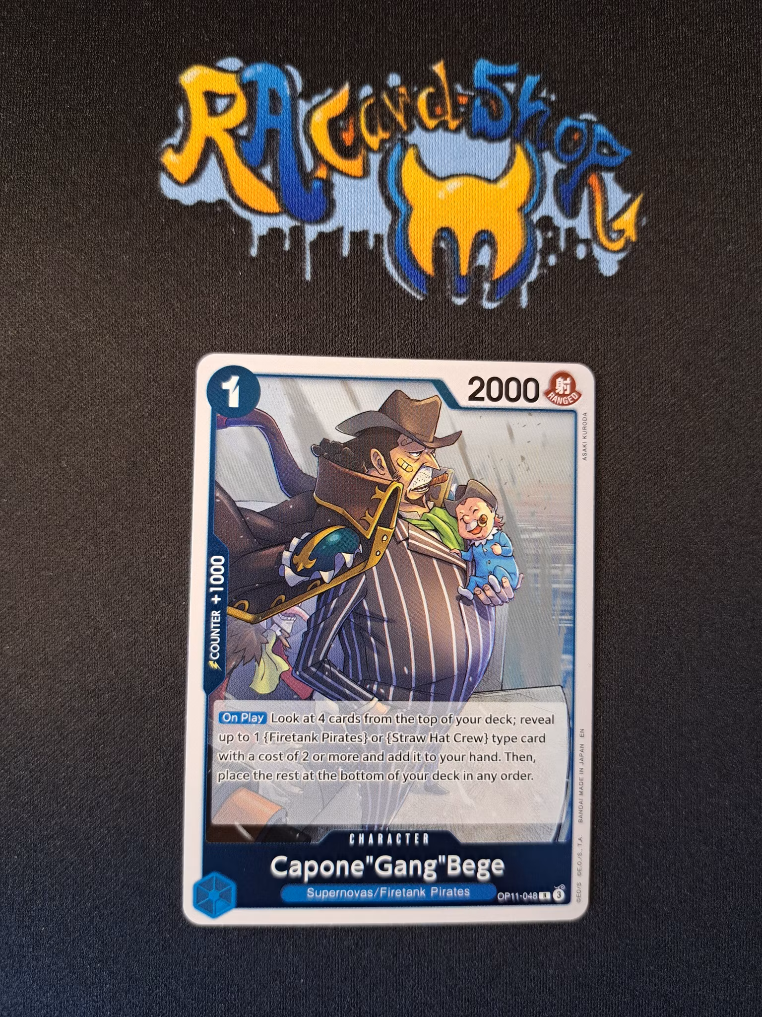 Capone"Gang"Bege Rare OP11-048 A Fist of Divine Speed One Piece Card Game