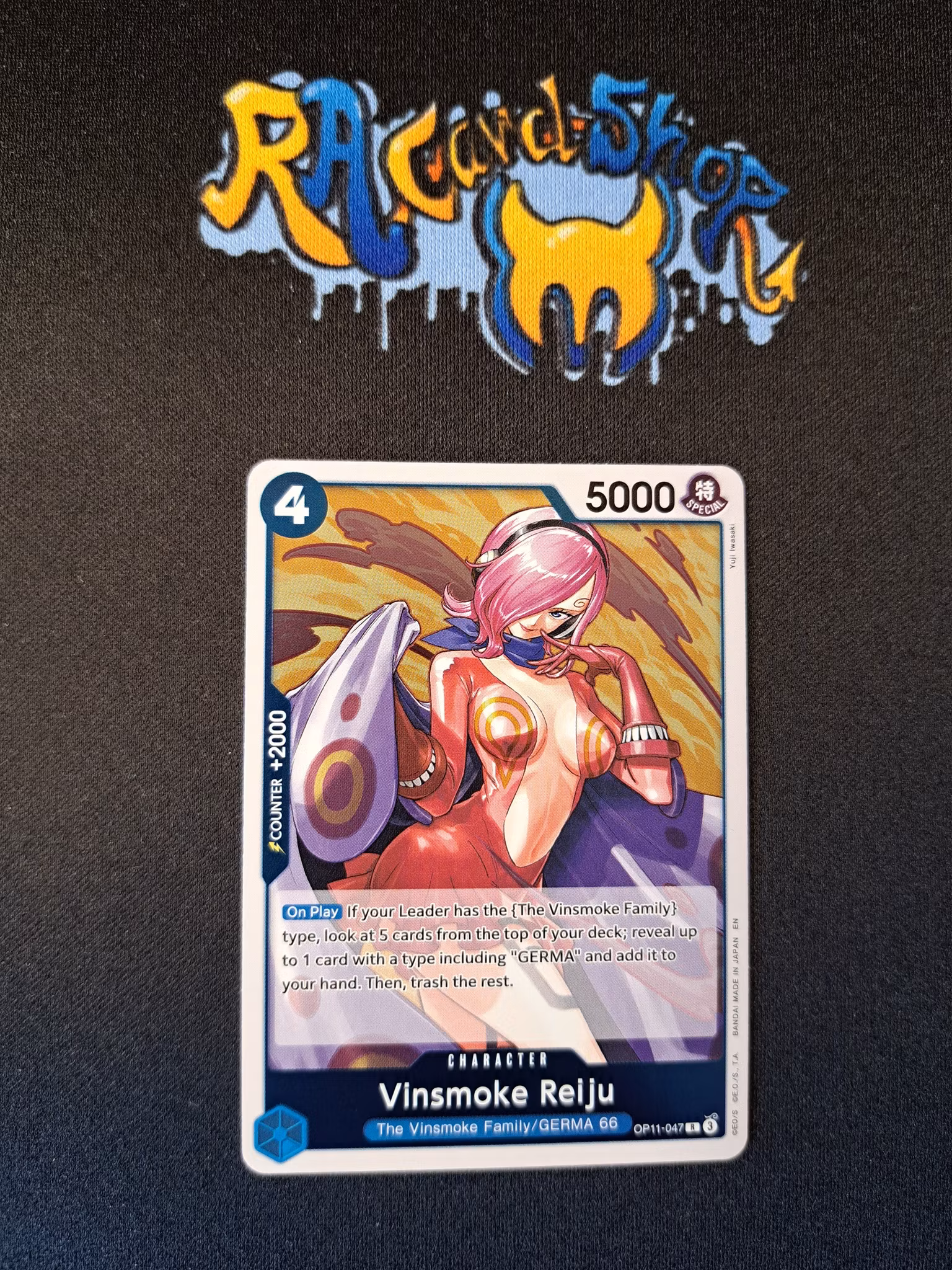Vinsmoke Reiju Rare OP11-047 A Fist of Divine Speed One Piece Card Game