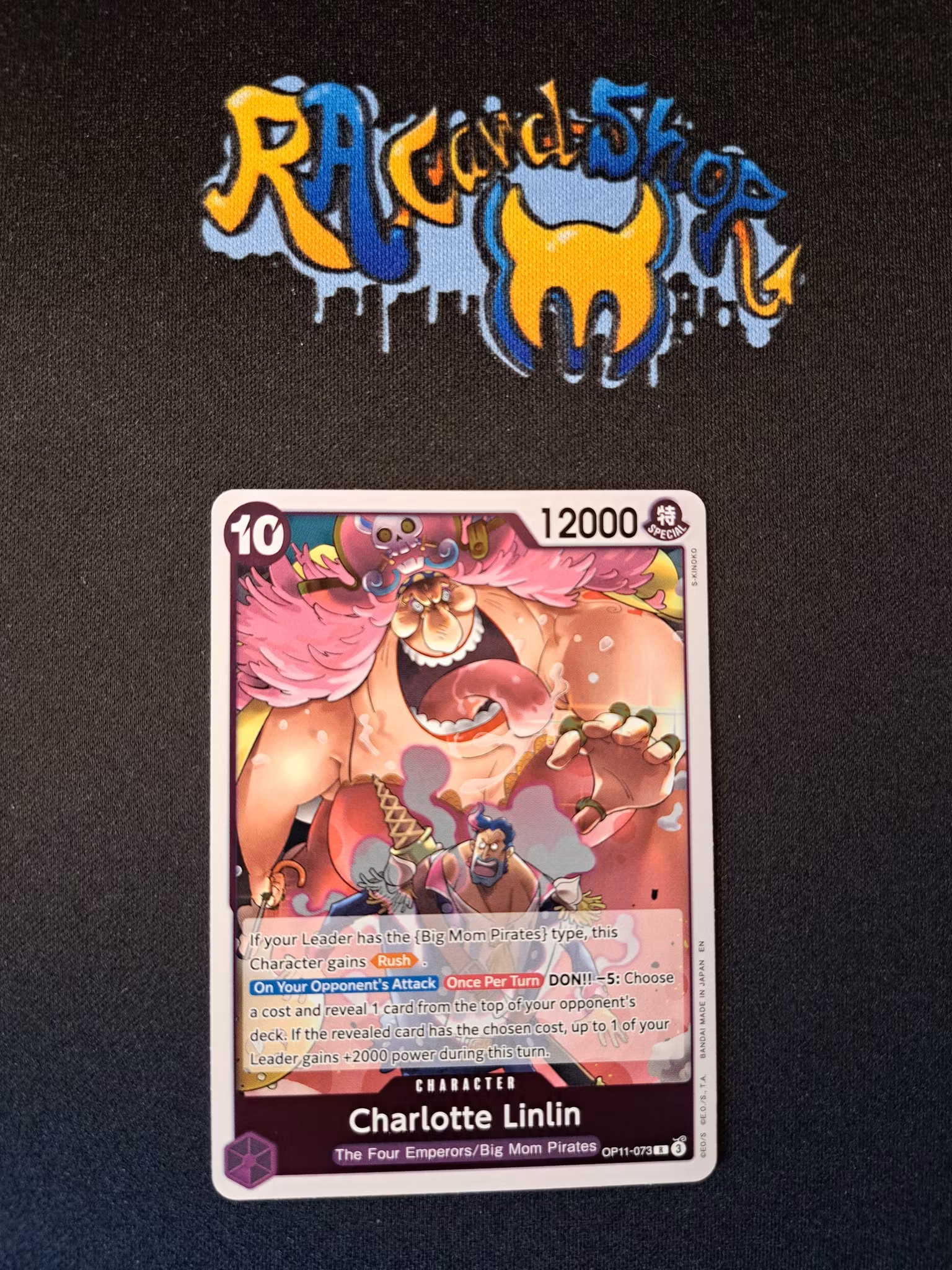 Charlotte Linlin Rare OP11-073 A Fist of Divine Speed One Piece Card Game