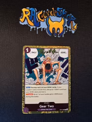 Gear Two Rare OP11-080 A Fist of Divine Speed One Piece Card Game