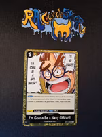 Im Gonna Be A Navy Officer!!! Rare OP11-099 A Fist of Divine Speed One Piece Card Game