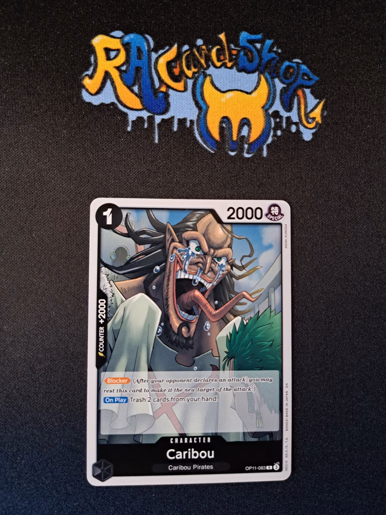 Caribou Rare OP11-083 A Fist of Divine Speed One Piece Card Game