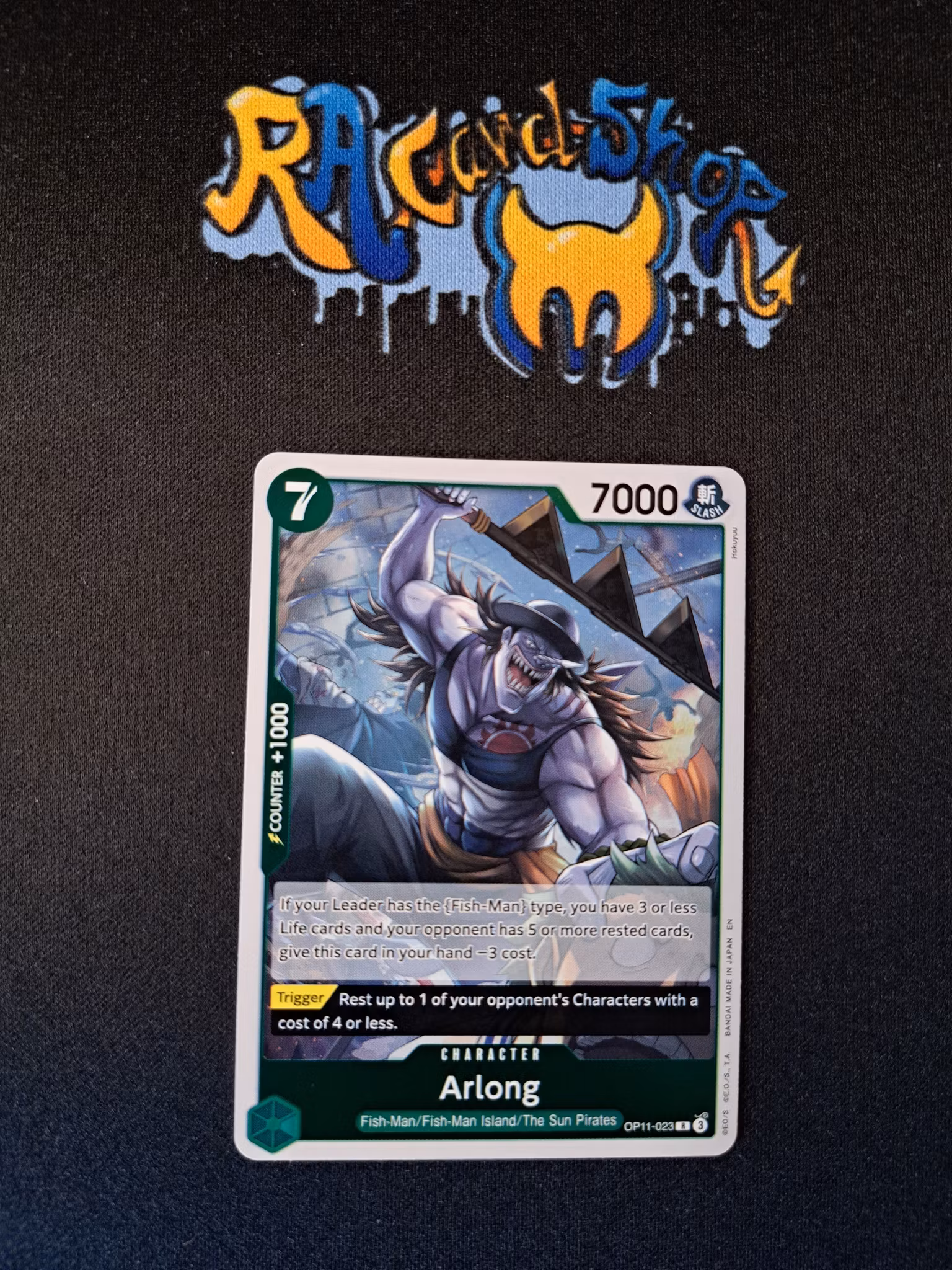 Arlong Rare OP11-023 A Fist of Divine Speed One Piece Card Game