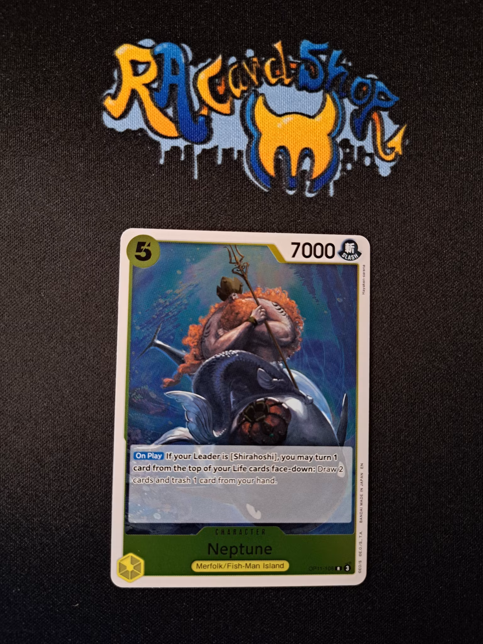 Neptune Rare OP11-108 A Fist of Divine Speed One Piece Card Game