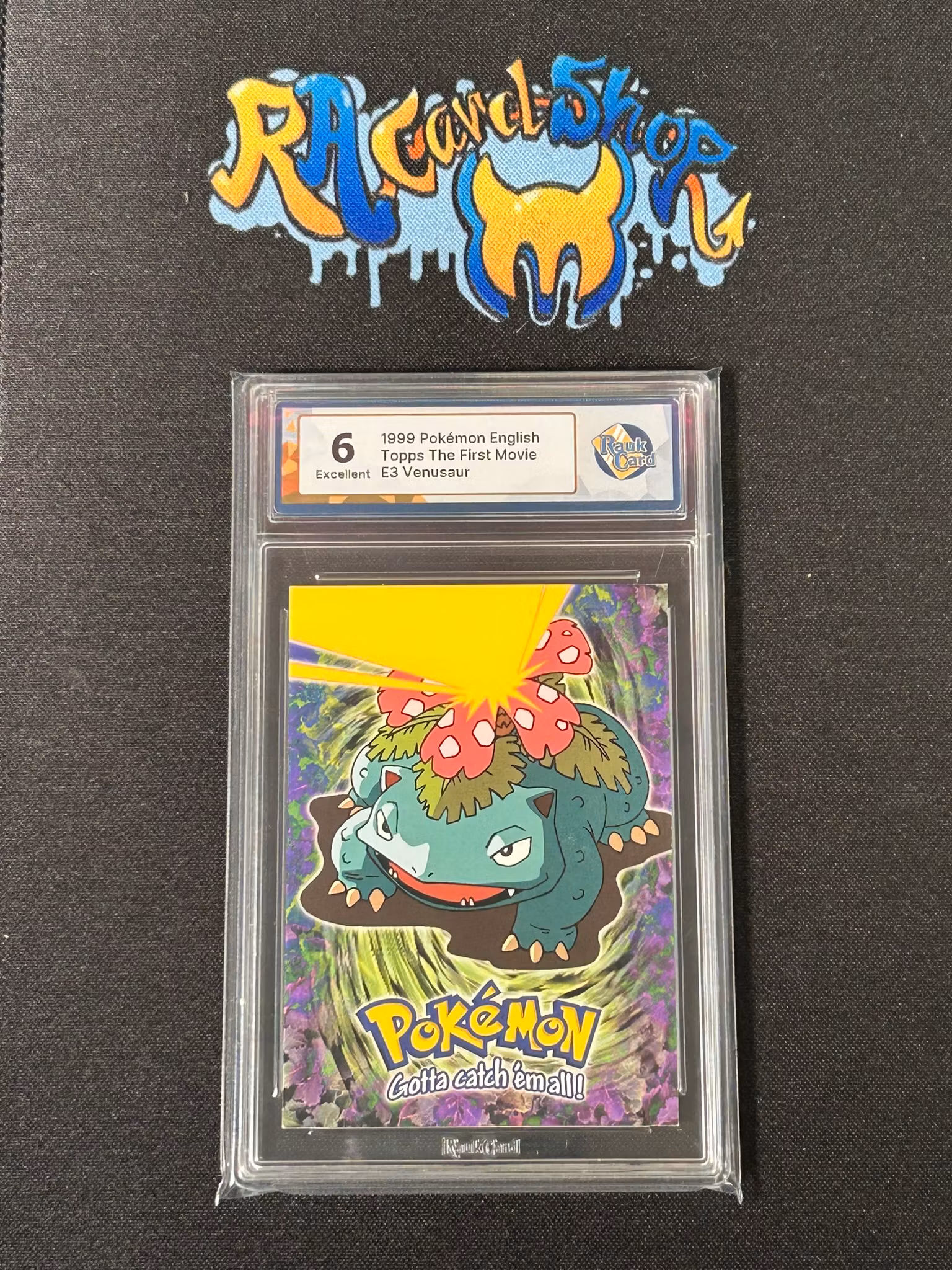Venusaur E3 Topps The First Movie Pokemon Graded Card 6 RaukCard