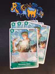 Roronoa Zoro Common Playset OP10-038 Royal Blood One Piece Card Game TCG CCG