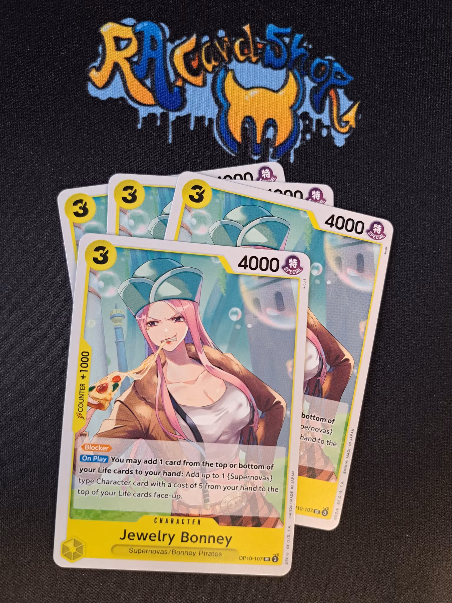 Jewelry Bonney Uncommon Playset OP10-107 Royal Blood One Piece Card Game TCG CCG