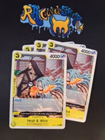Heat & Wire Common Playset OP10-110 Royal Blood One Piece Card Game TCG CCG