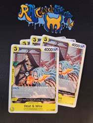 Heat & Wire Common Playset OP10-110 Royal Blood One Piece Card Game TCG CCG