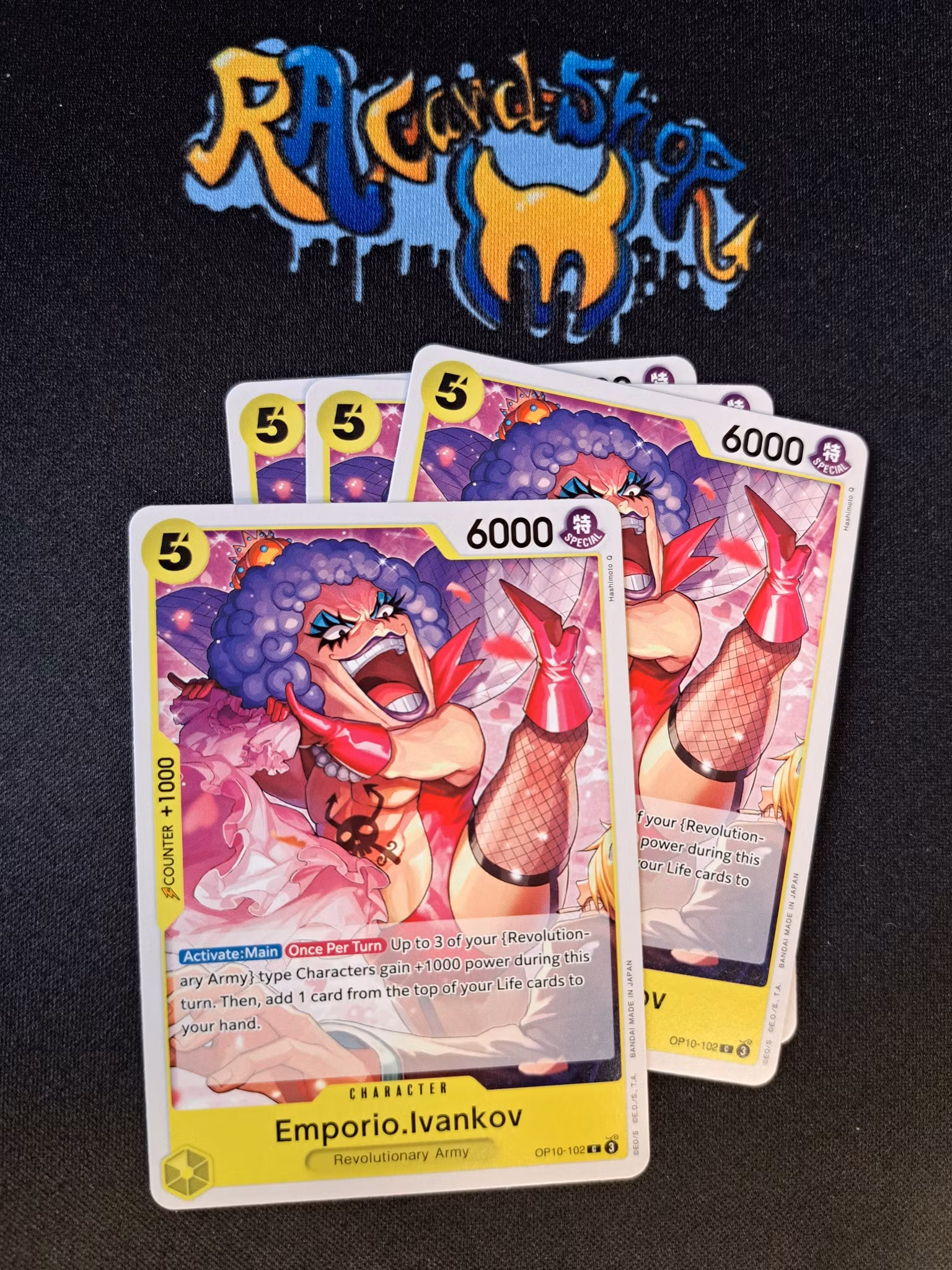 Emporio.Ivankov Common Playset OP10-102 Royal Blood One Piece Card Game TCG CCG