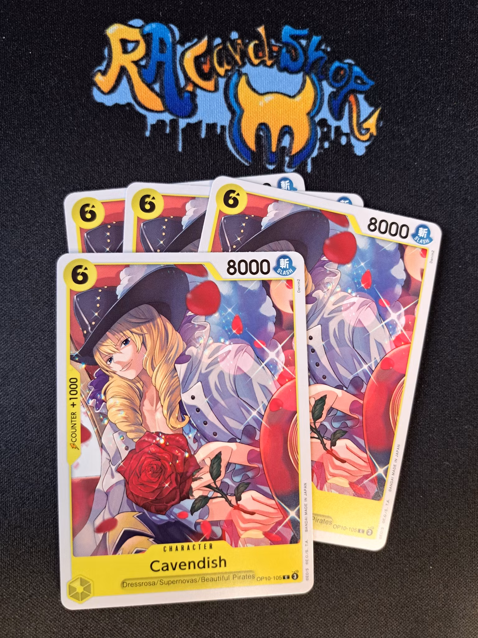 Cavendish Common Playset OP10-105 Royal Blood One Piece Card Game TCG CCG