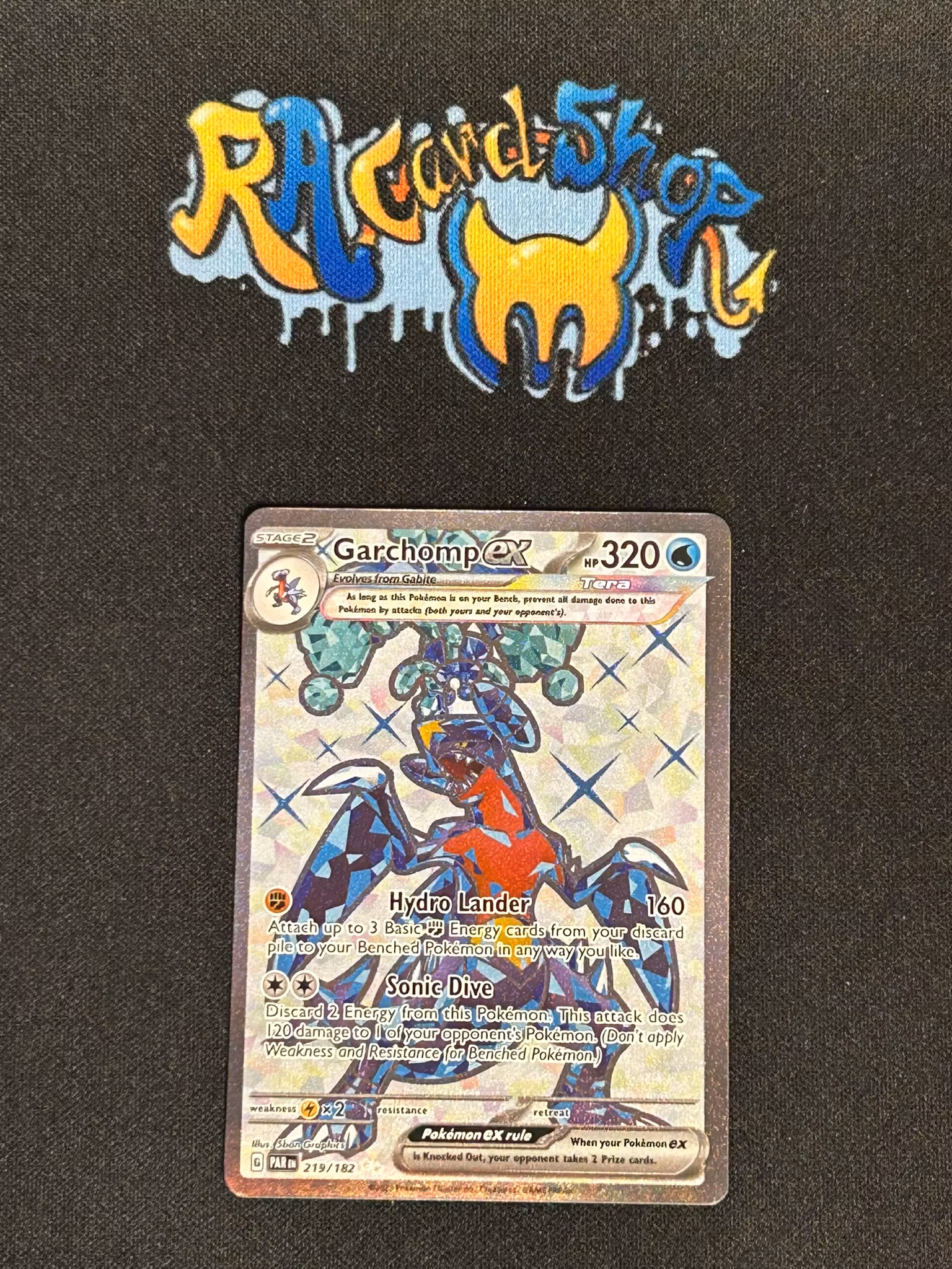 Garchomp ex Ultra Rare 219/182 Paradox Rift Pokemon
