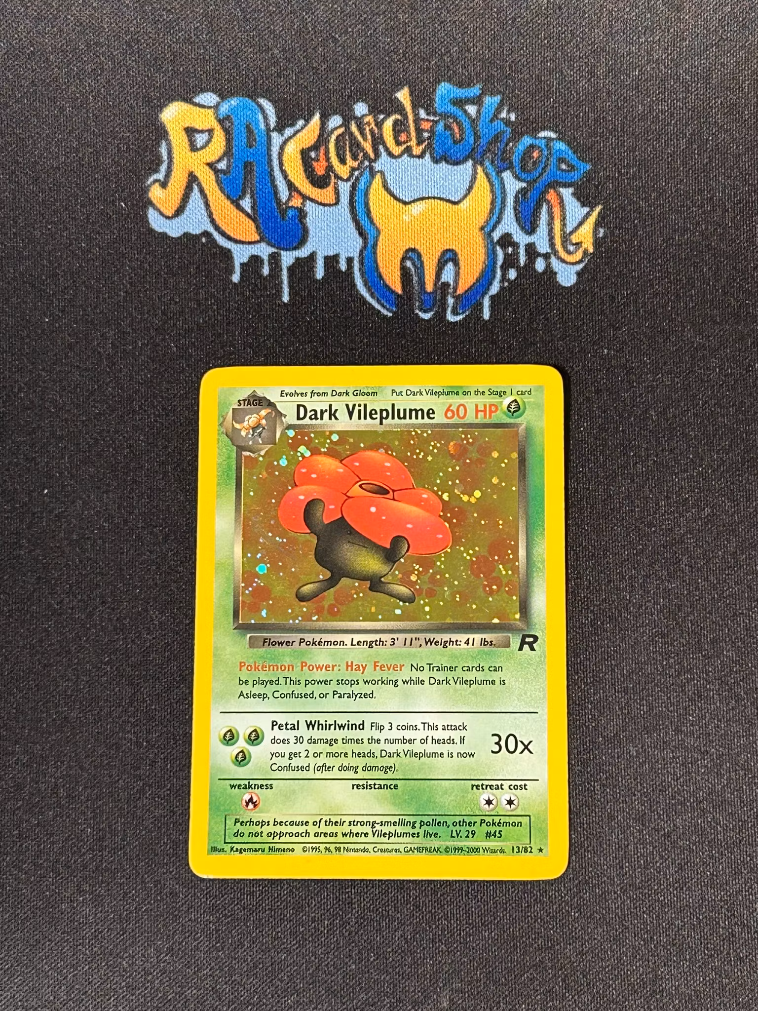 Dark Vileplume Holo Rare 13/82 Team Rocket Pokemon