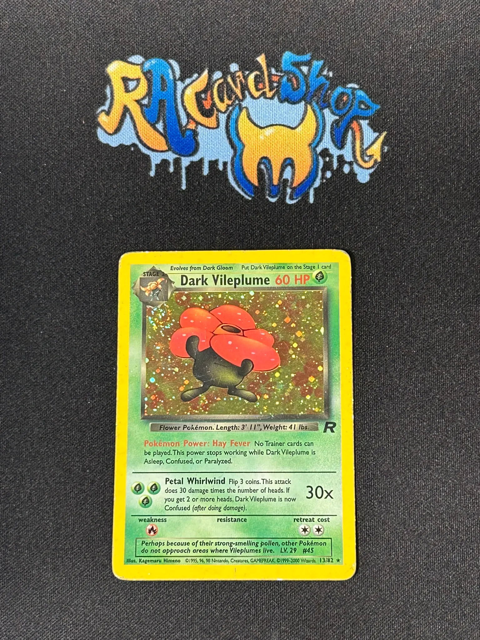 Dark Vileplume Holo Rare 13/82 Team Rocket Pokemon - RA Cardshop
